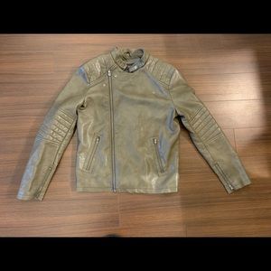 21Men Faux Leather Jacket